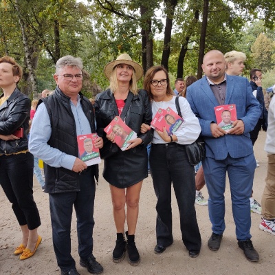 Kandydaci na Posłów na Festiwalu Ziemniaka